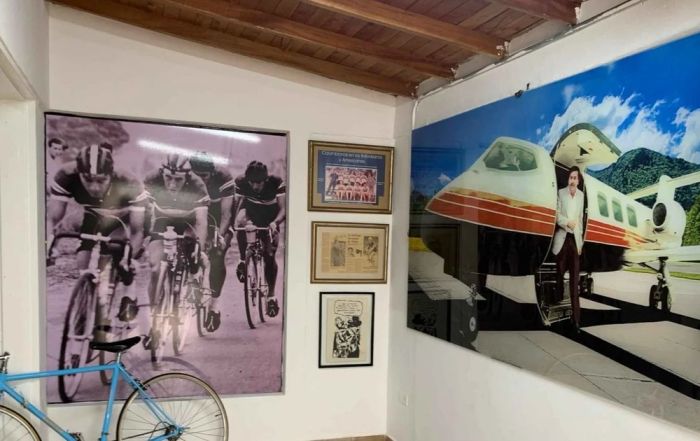 foto real museo pablo escobar interior coleccion